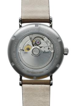 Preview: Bauhaus Herrenuhr Automatik mit Gangreserveanzeige und Lederarmband